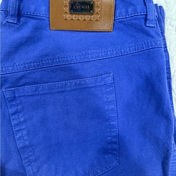 Escada Wide-Leg Jeans in Deep Royal Blue - Picture 5 of 6